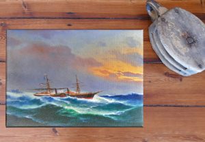 Kunstdruck Dampfer Johanna